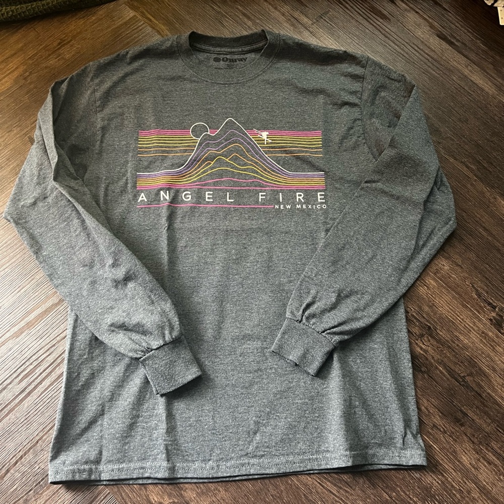 Angel Fire New Mexico Ski Long Sleeve T size medium